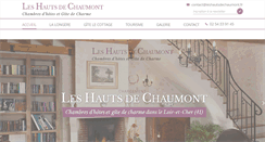 Desktop Screenshot of leshautsdechaumont.com