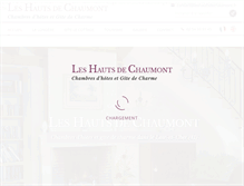 Tablet Screenshot of leshautsdechaumont.com